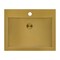 Ruvati 21 x 17 inch Brushed Gold Drop-in Topmount Bathroom Sink Polished Brass Stainless Steel RVH5110GG - alternate 6